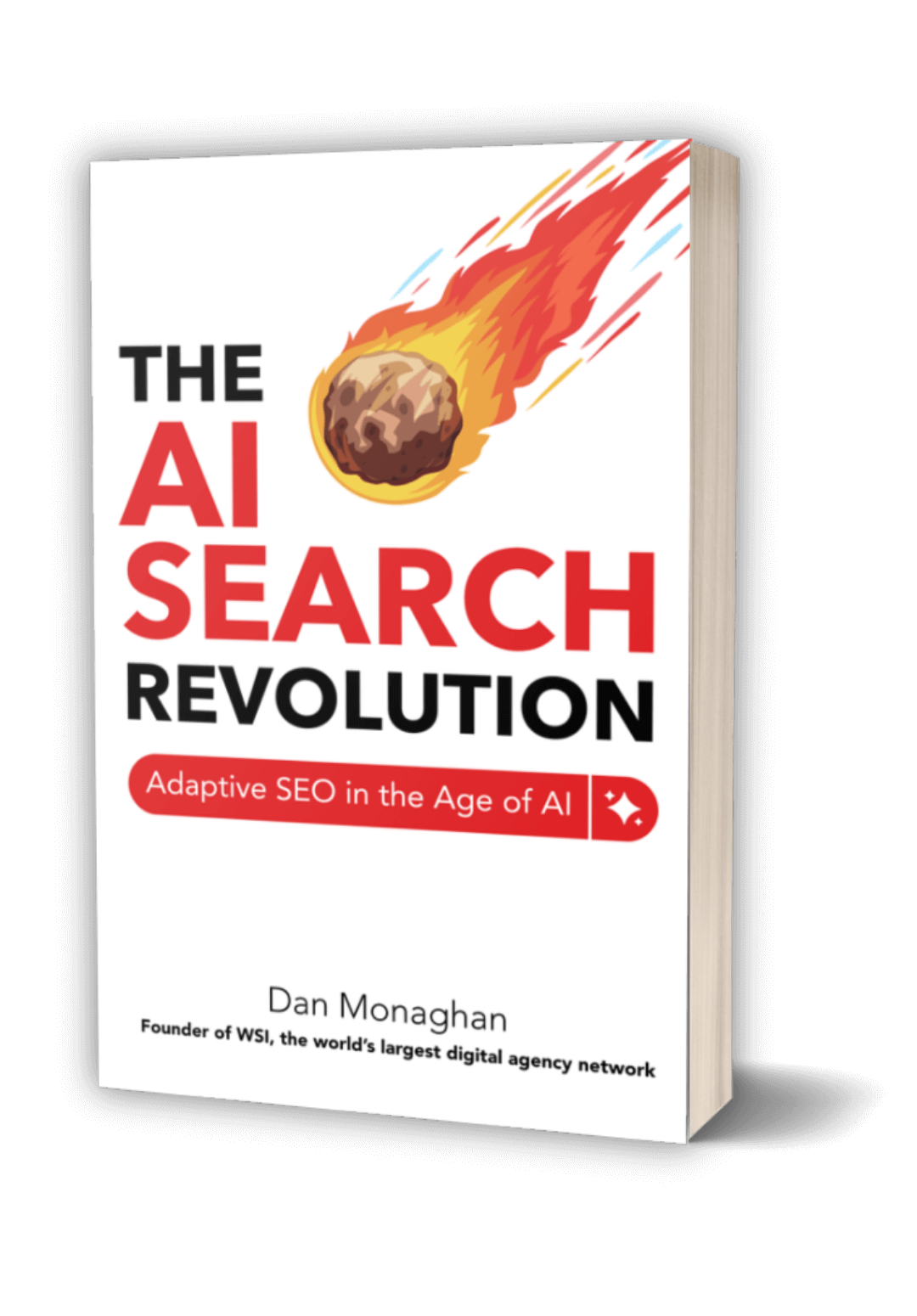 AI SEO Book Cover Mockup - with shadow