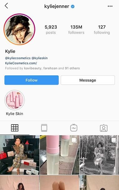 Marketing de influencers perfil